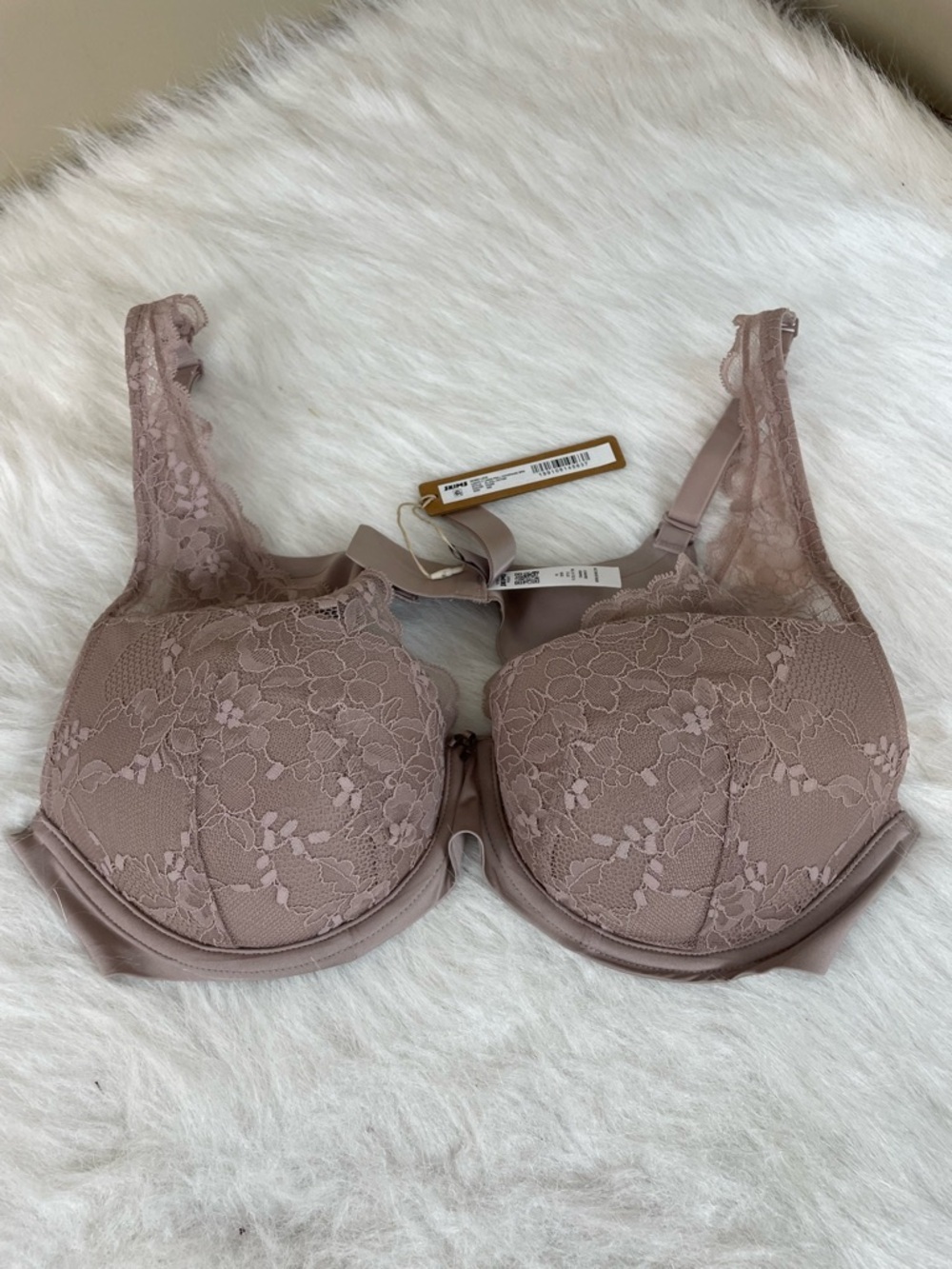 New skims Lace lightly lined full coverage  Bra 40b fawn